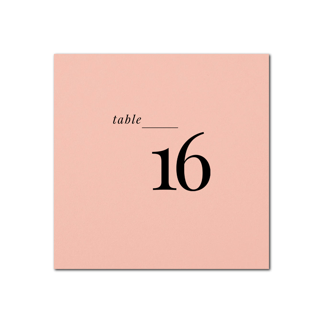 Individually Personalized Wedding Prints on Square Cardstock