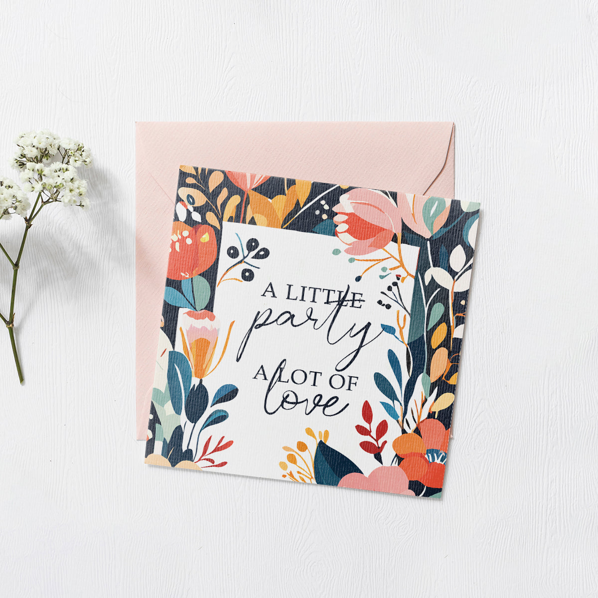 Standard Print 110lb Flat Card - Square Shape