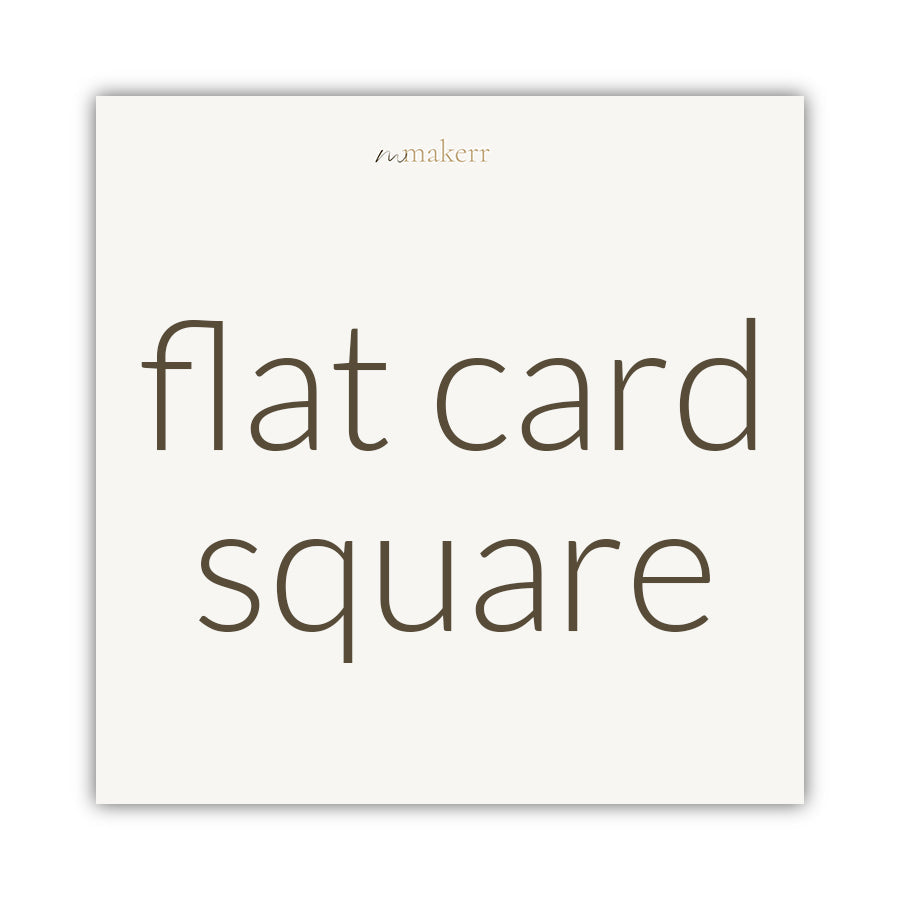 8" x 8" 110lb Felt Bright White (Single Side)