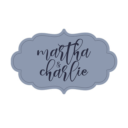 Personalized Wedding Signs | Fully Custom Print | Signature Shape 11