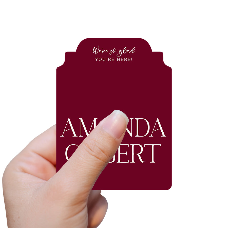 Glossy Favor Stickers  -  Shape 83