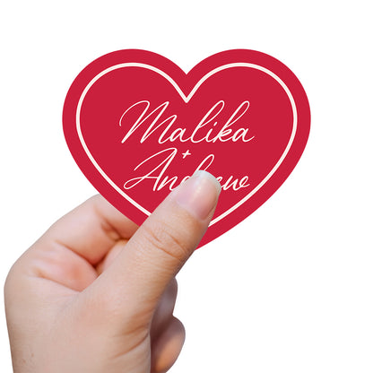 Glossy Favor Stickers  -  Shape 91
