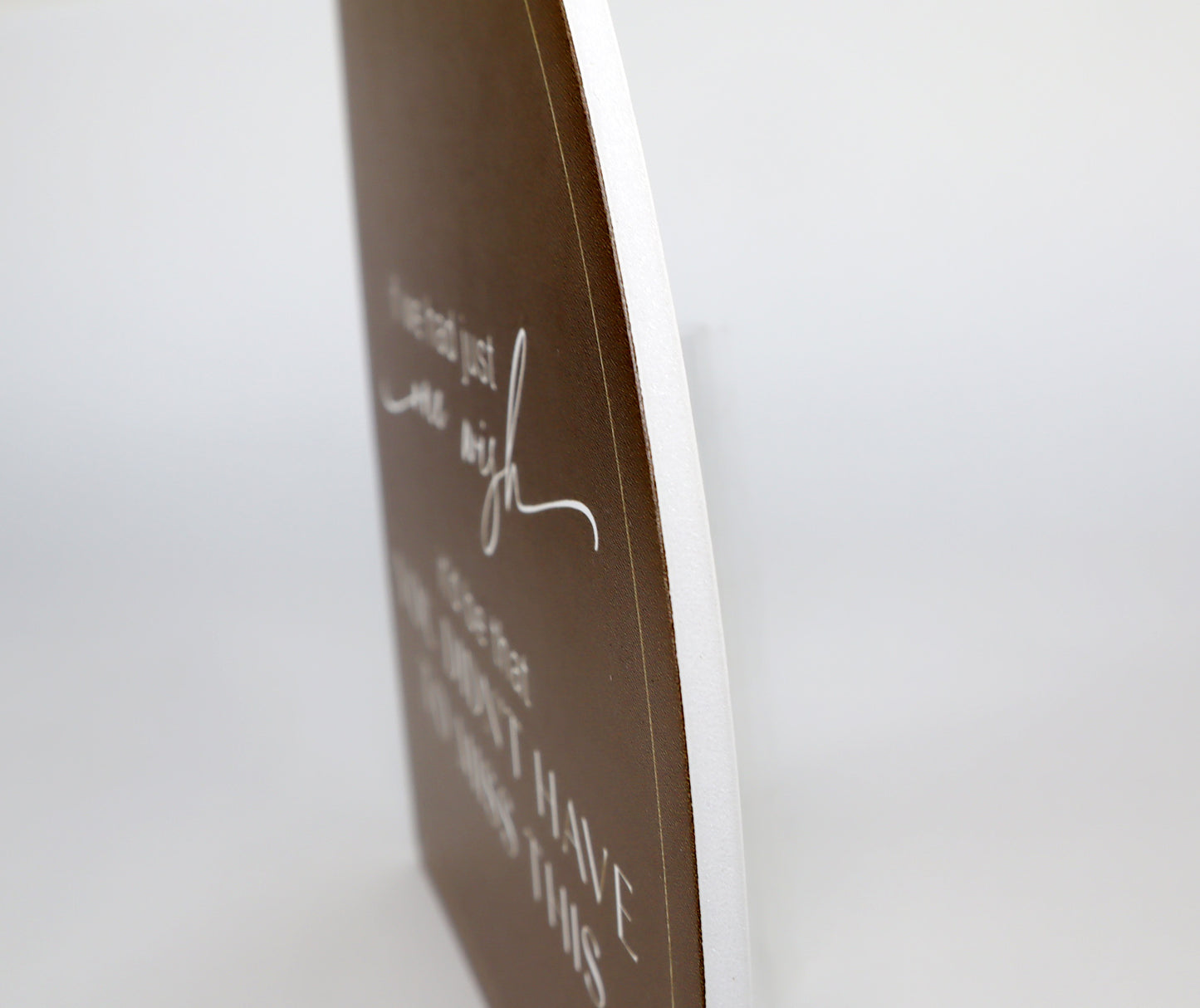 Cut-to-Shape Tabletop Signs (10 Size Options) - Design Your Own