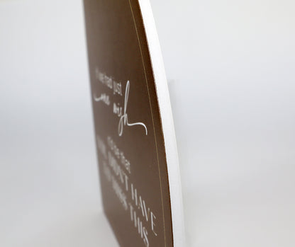 Cut-to-Shape Tabletop Signs (10 Size Options) - Design Your Own