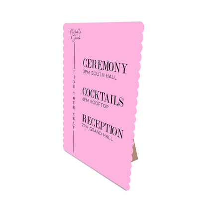 Table Signage with Stick-on Easel Template - Shape 13