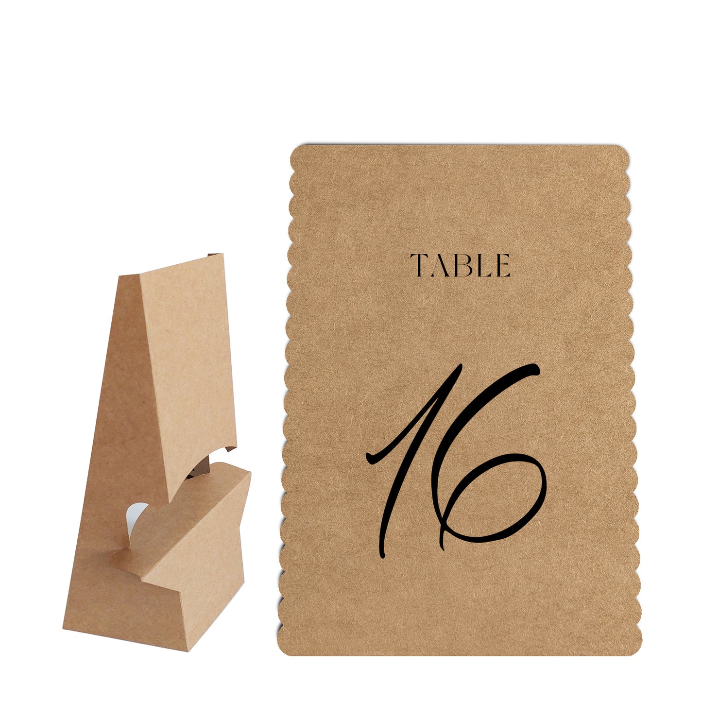 Table Signage with Stick-on Easel Template - Shape 13