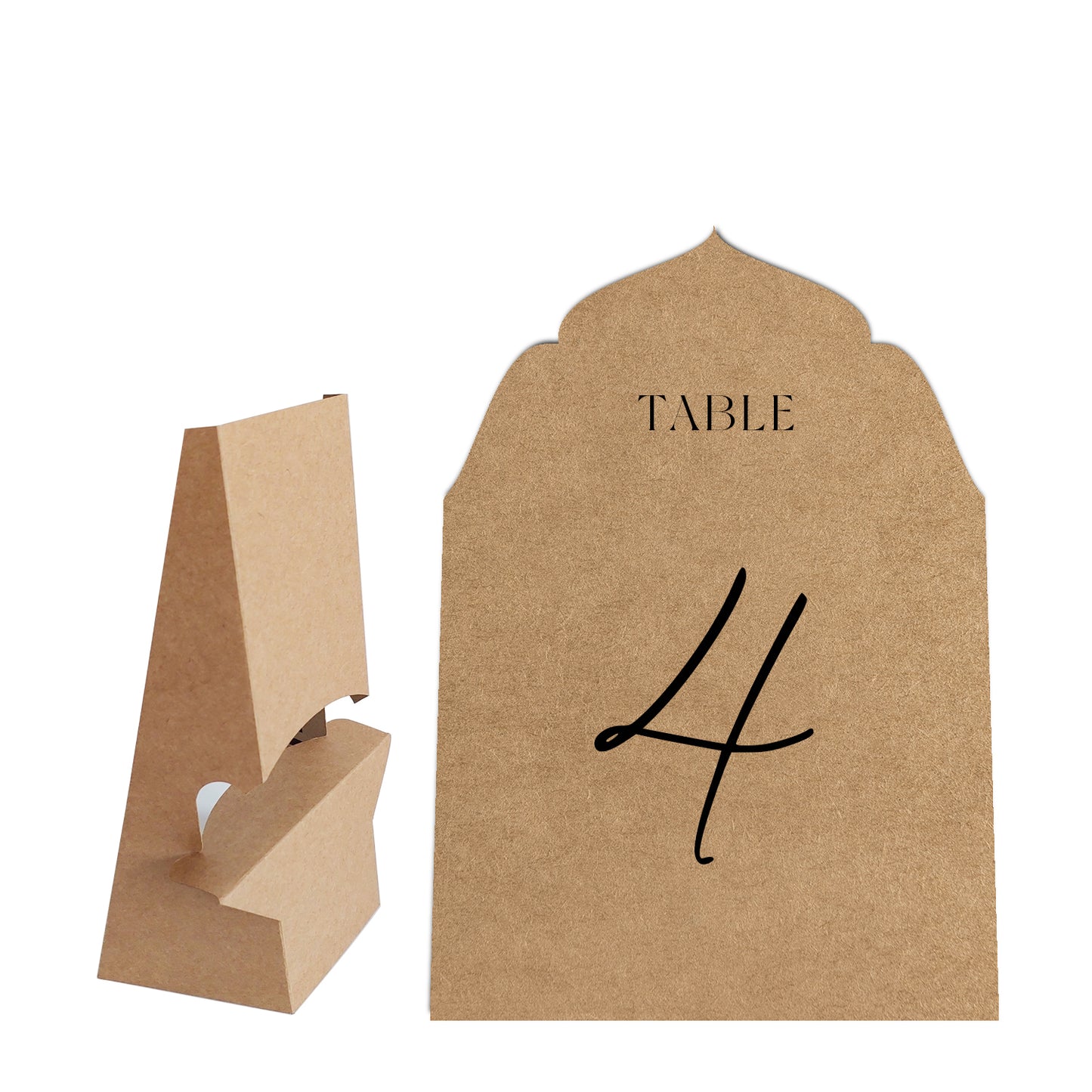 Table Signage with Stick-on Easel Template - Shape 16