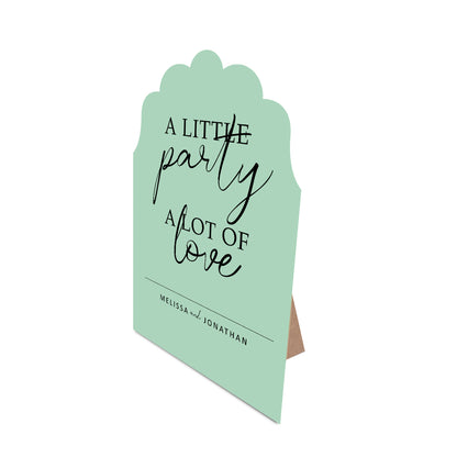 Table Signage with Stick-on Easel Template - Shape 21