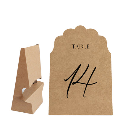Table Signage with Stick-on Easel Template - Shape 21