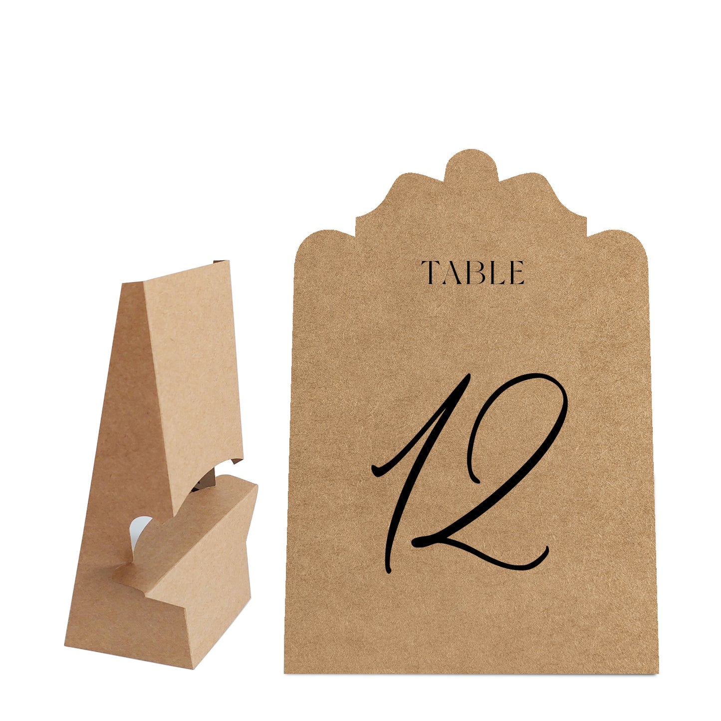 Table Signage with Stick-on Easel Template - Shape 22