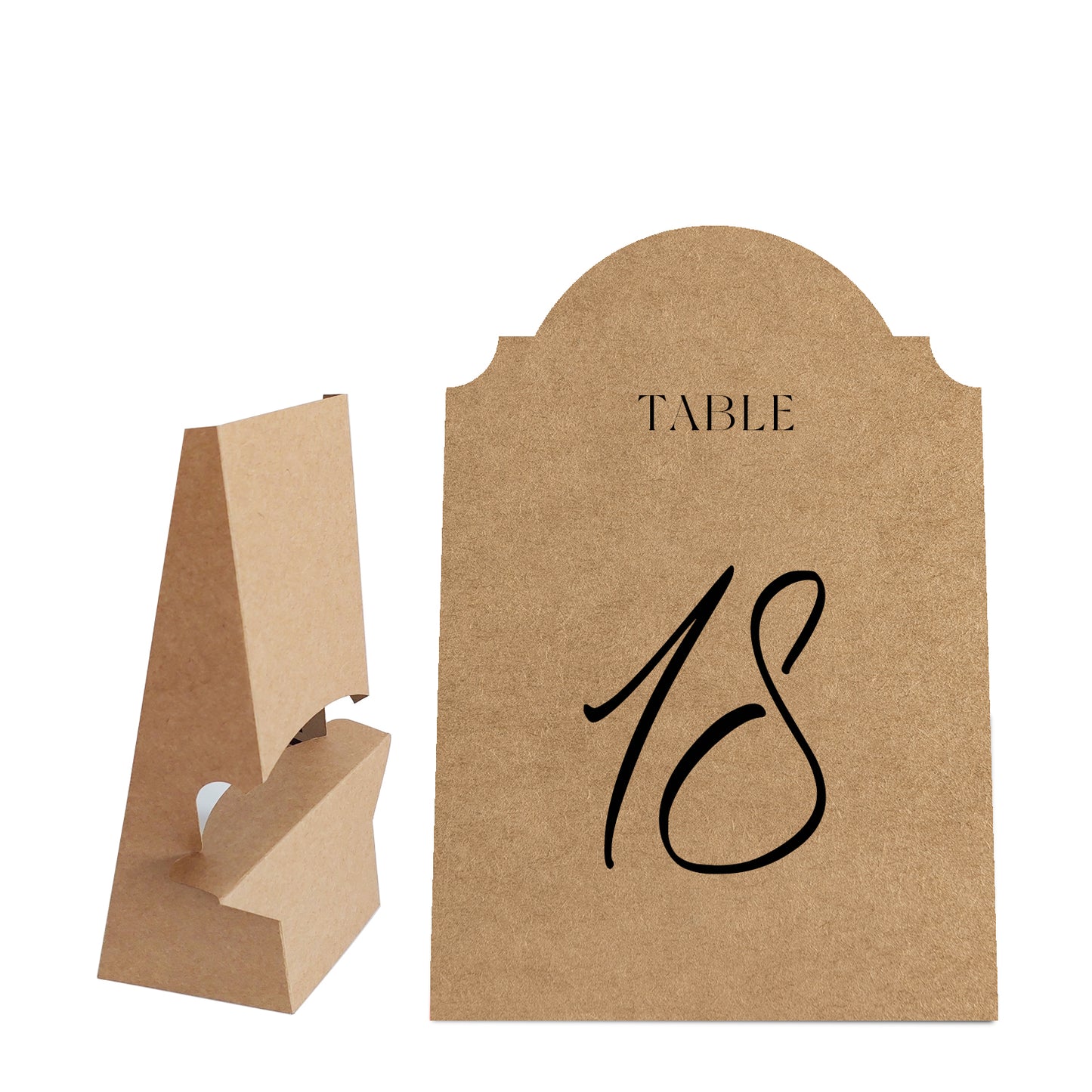 Table Signage with Stick-on Easel Template - Shape 25