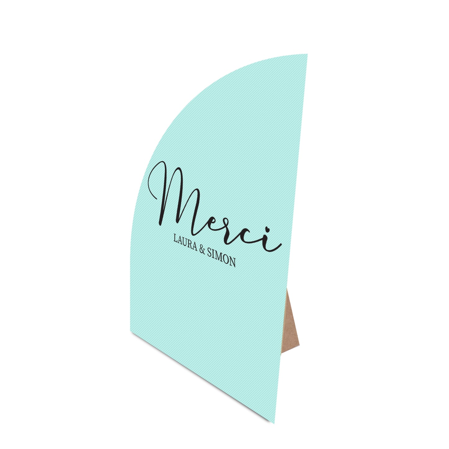 Table Signage with Stick-on Easel Template - Shape 3