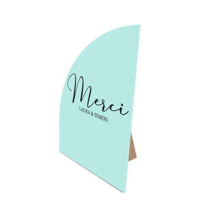 Table Signage with Stick-on Easel Template - Shape 3