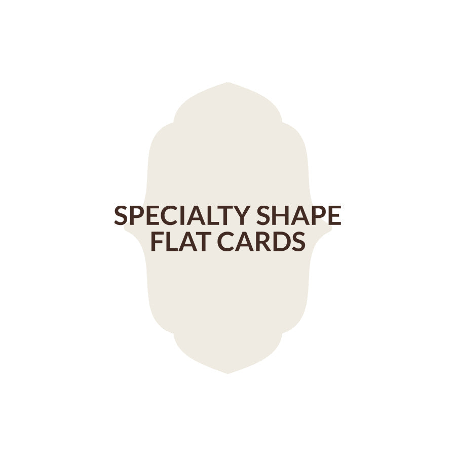 Signature Shape Double Thick Card S16 - 5 x 7 inch
