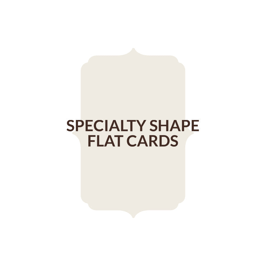 Signature Shape Double Thick Card S38 - 5.5 x 8.5 inch
