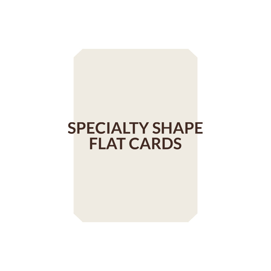 Signature Shape Double Thick Card S53 - 5 x 7 inch