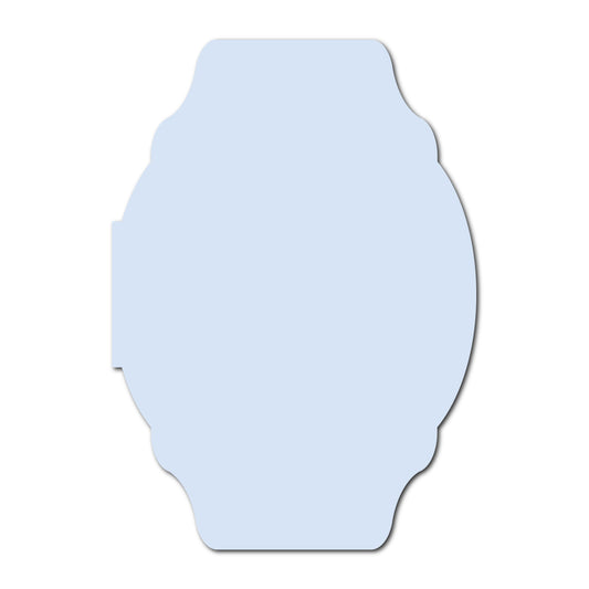 Two-Fold Shaped Wedding Card SVG Template | Folded Wedding Program & Invitation Cut File - Shape 13