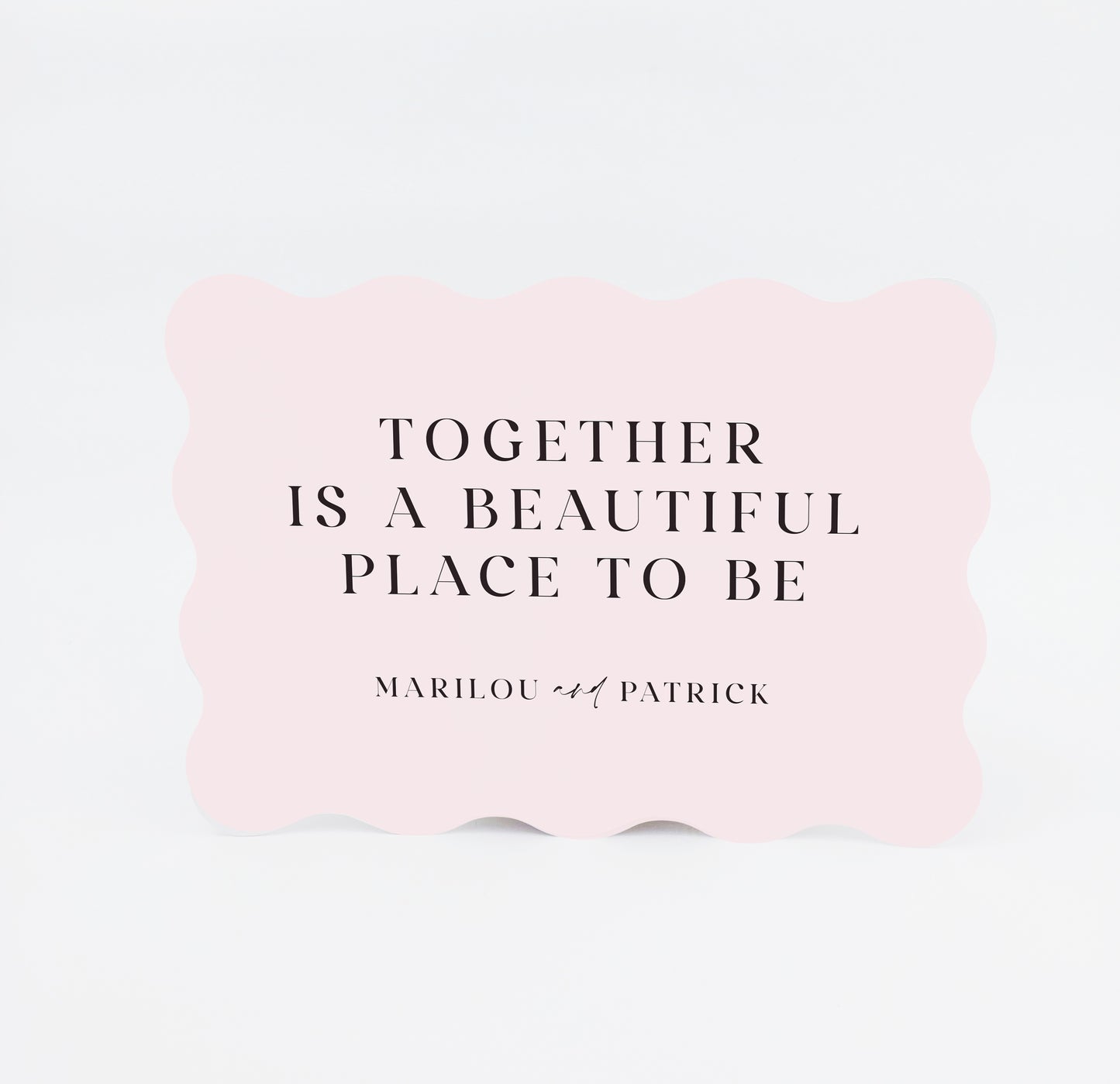 Personalized Wedding Cards | Fully Custom Print | Signature Wave Shape