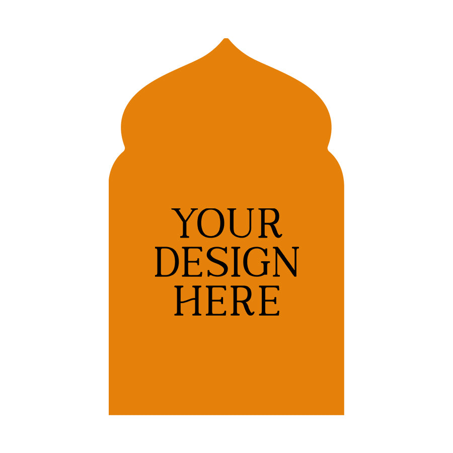Personalized Wedding Signs | Fully Custom Print | Signature Arabian Shape