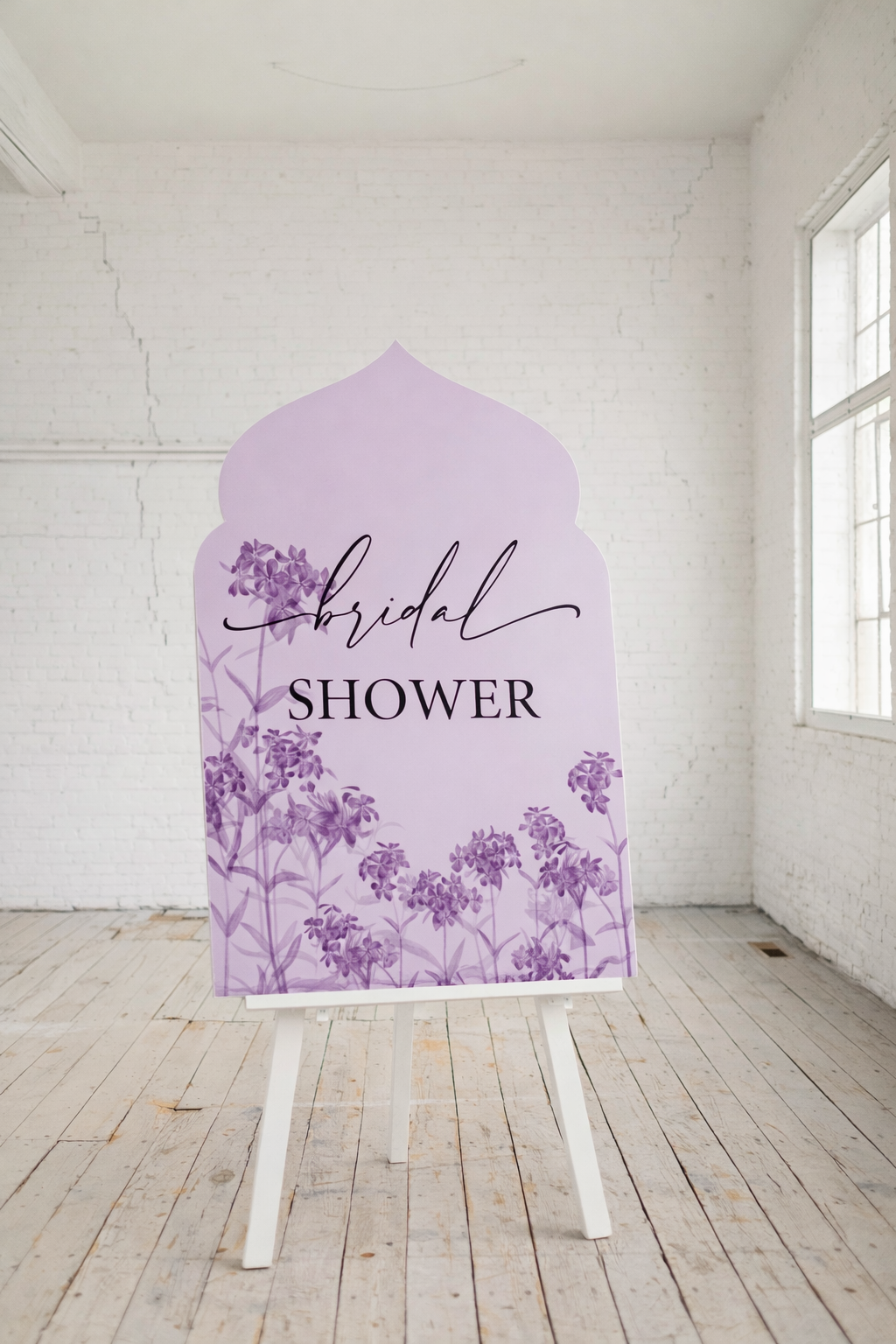 Personalized Wedding Signs | Fully Custom Print | Signature Arabian Shape