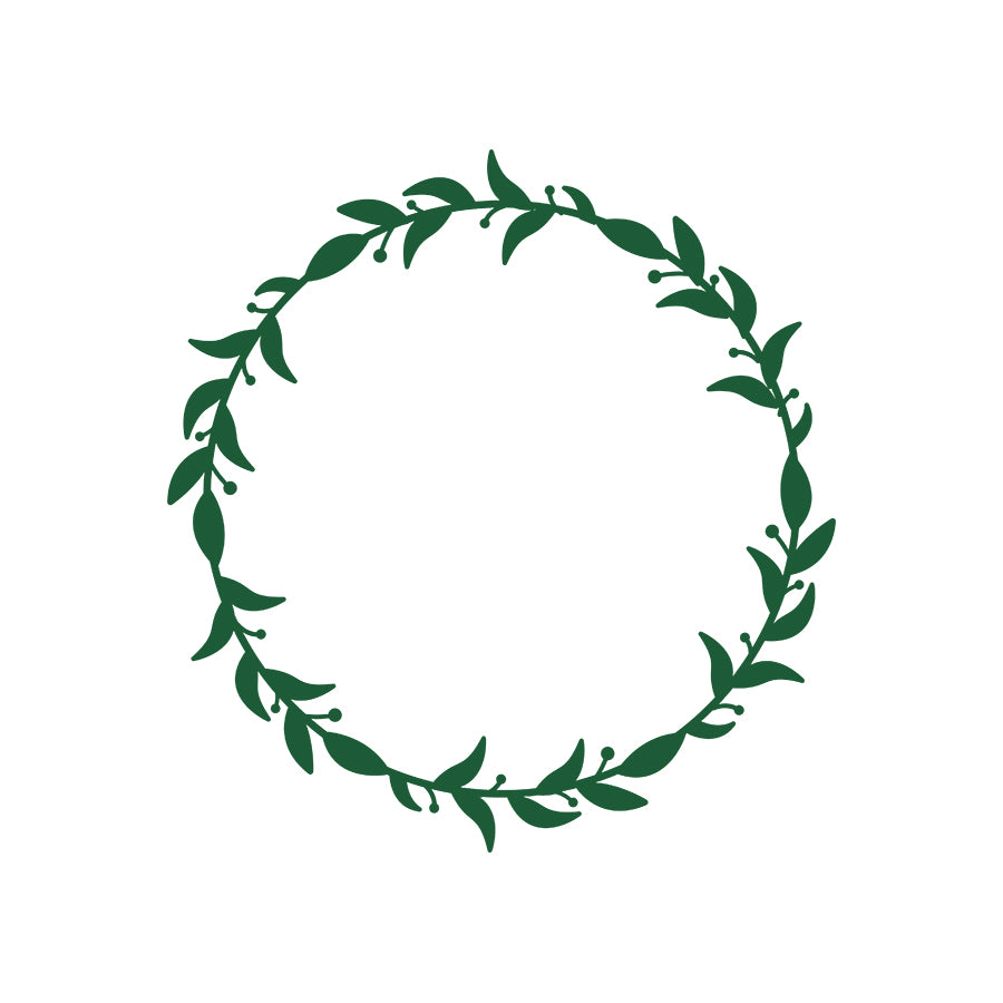 Wreath Design SVG PNG Template - Design 6