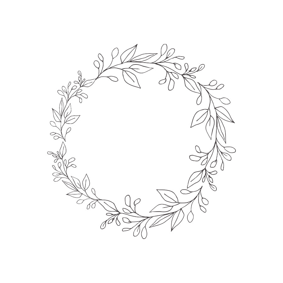 Wreath Design SVG PNG Template - Design 7