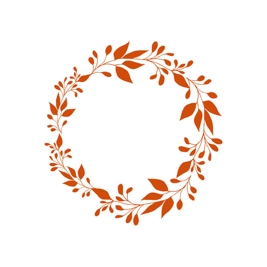 Wreath Design SVG PNG Template - Design 8