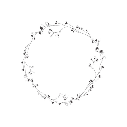 Wreath Design SVG PNG Template - Design 9