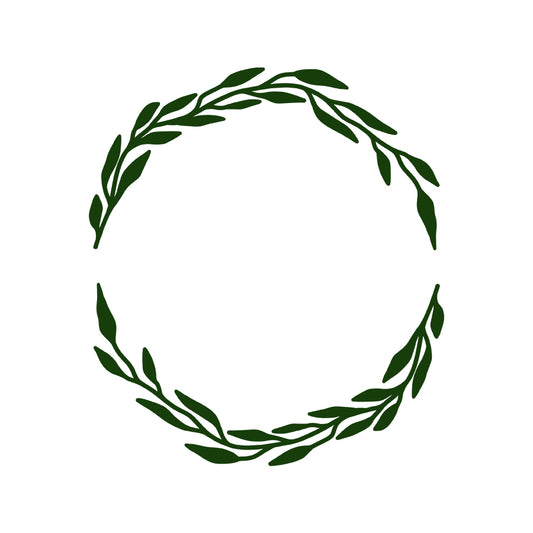 Wreath Design SVG PNG Template - Design 14
