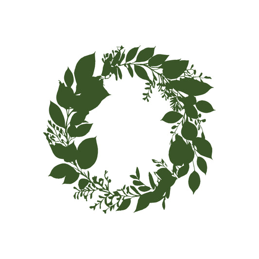 Wreath Design SVG PNG Template - Design 17