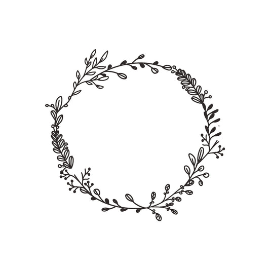 Wreath Design SVG PNG Template - Design 20