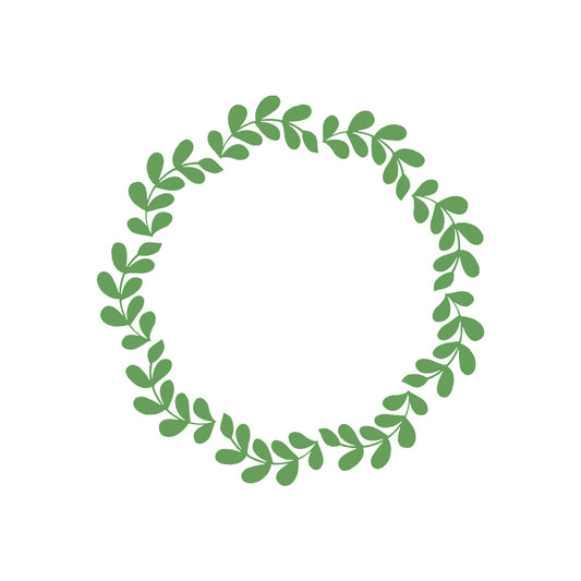 Wreath Design SVG PNG Template - Design 21