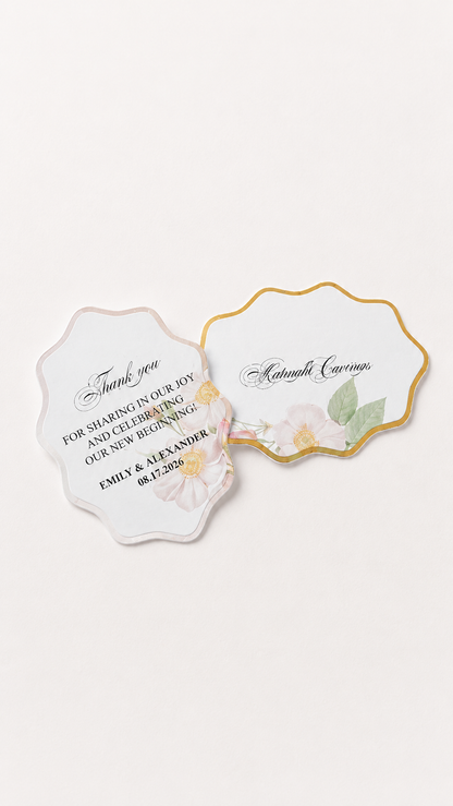 Complete Floral Wedding Stationery Template Bundle | DIY Print & Cut Invitation, Menu, Program & More - Giada Collection