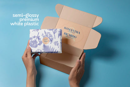 Glossy Favor Stickers  -  Shape 7