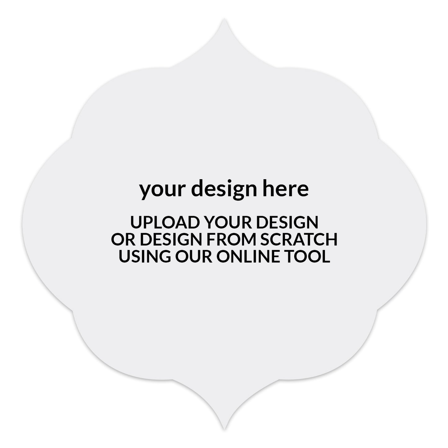 Signature Shape Custom Wedding Signage - Shape 36