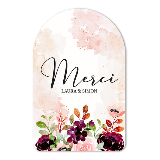 Personalized Wedding Signs | Fully Custom Print | Signature Geometric Shape