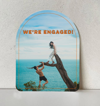 Personalized Wedding Signs | Fully Custom Print | Signature Geometric Shape