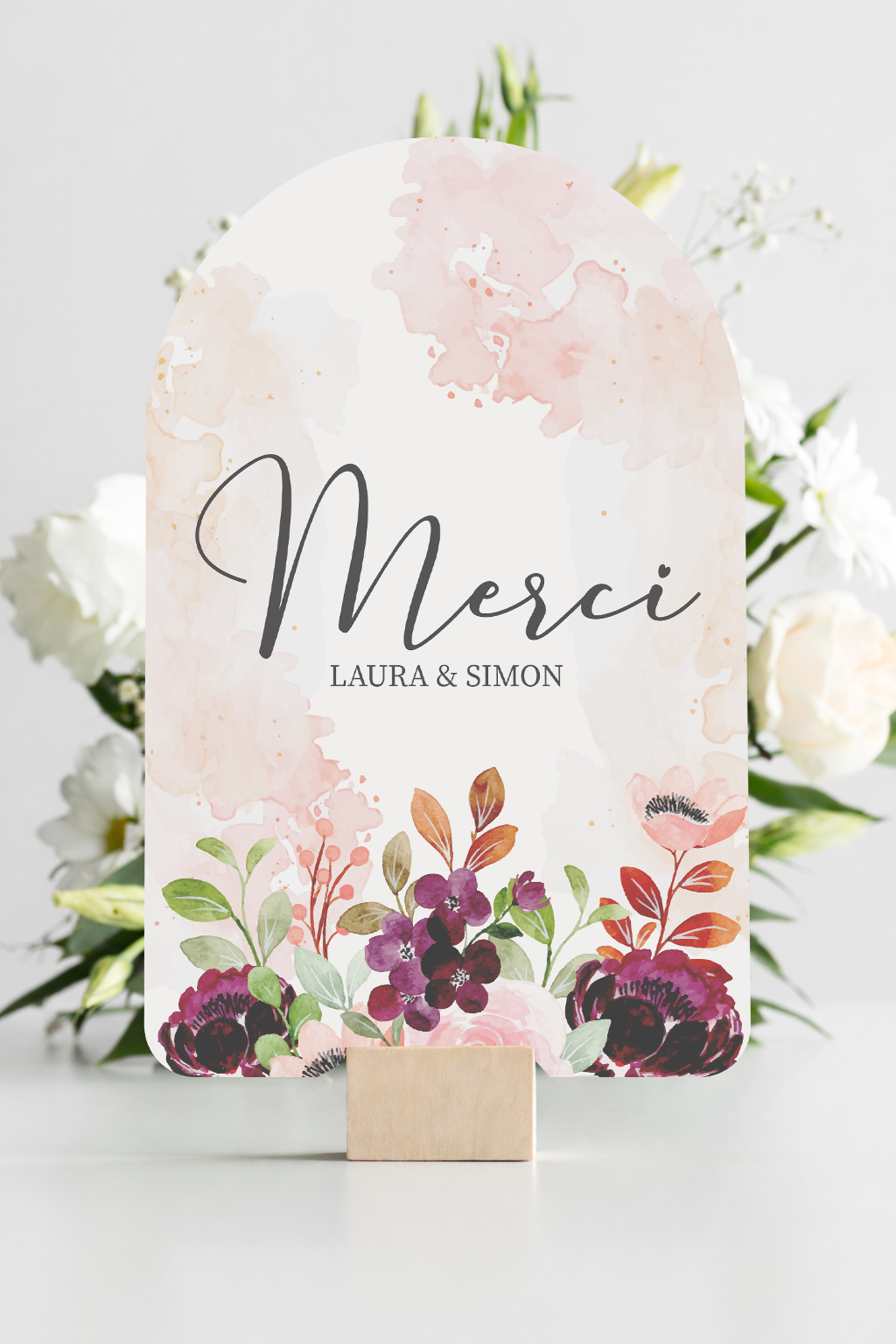 Personalized Wedding Signs | Fully Custom Print | Signature Geometric Shape