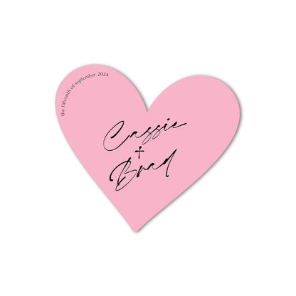 Signature Shape Custom Wedding Signage - Shape 93