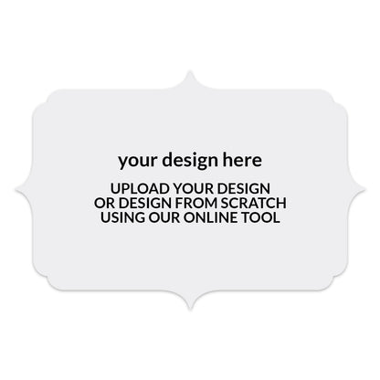 Signature Shape Custom Wedding Signage - Shape 38