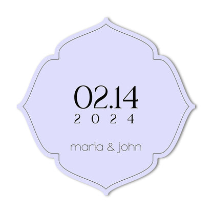 Signature Shape Custom Wedding Signage - Shape 32