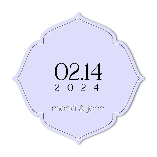 Signature Shape Custom Wedding Signage - Shape 32