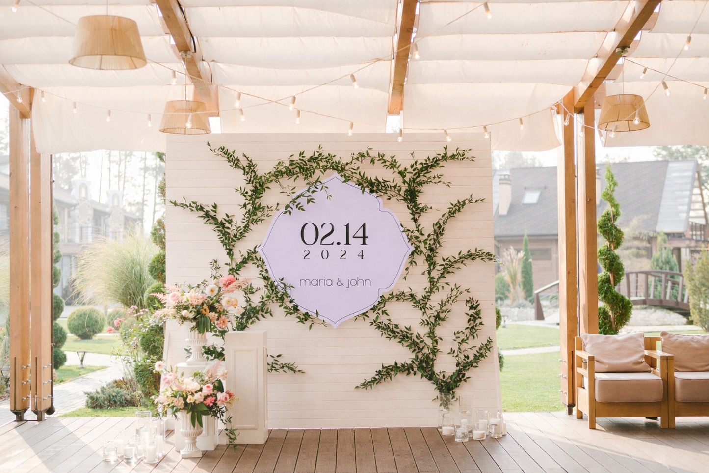 Signature Shape Custom Wedding Signage - Shape 32
