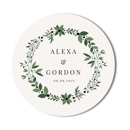 Signature Shape Custom Wedding Signage - Shape 46