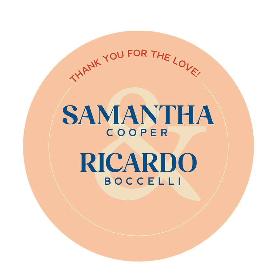 Signature Shape Custom Wedding Signage - Shape 46