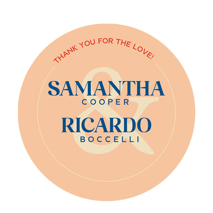 Signature Shape Custom Wedding Signage - Shape 46