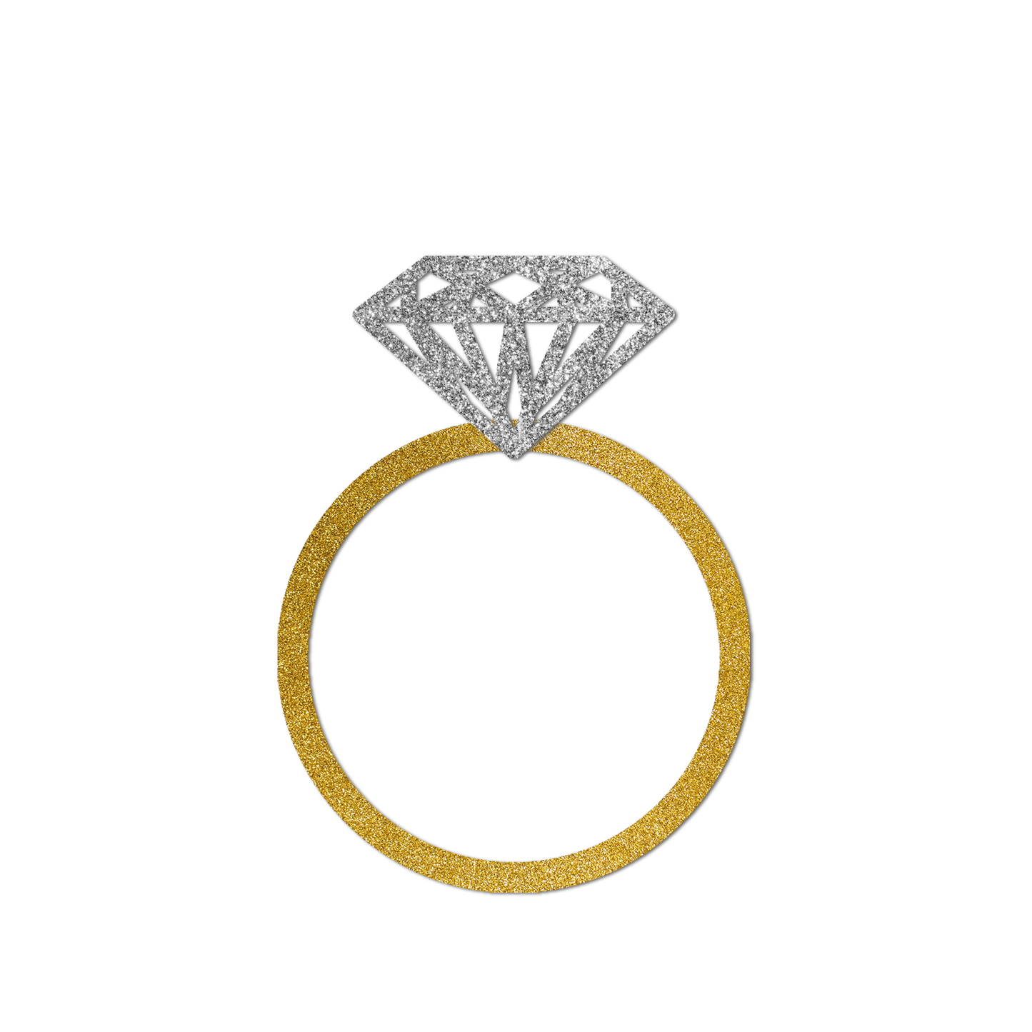 Engagement Party SVG | Engagement Ring Template - Style 11