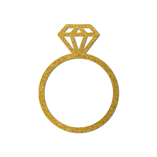 Engagement Party SVG | Engagement Ring Template - Style 12