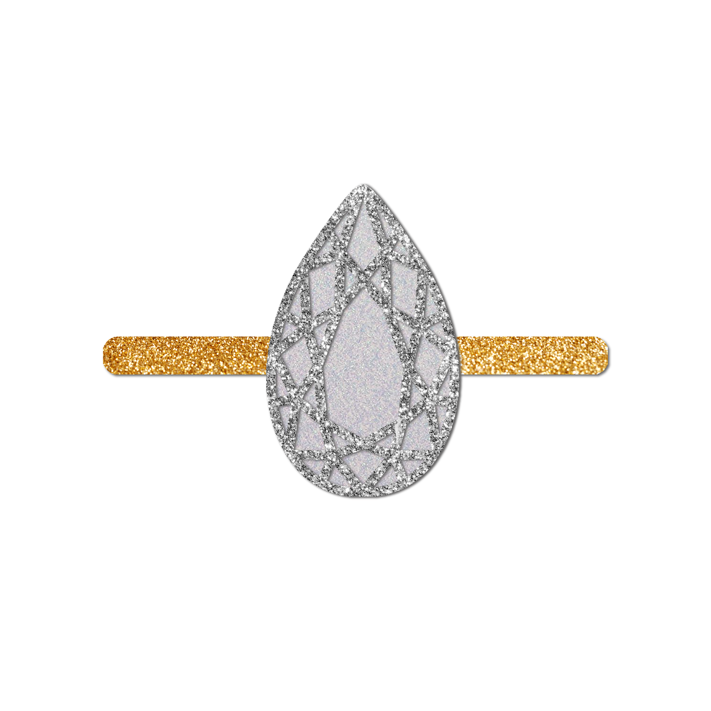 Engagement Party SVG | Engagement Ring Template - Style 5
