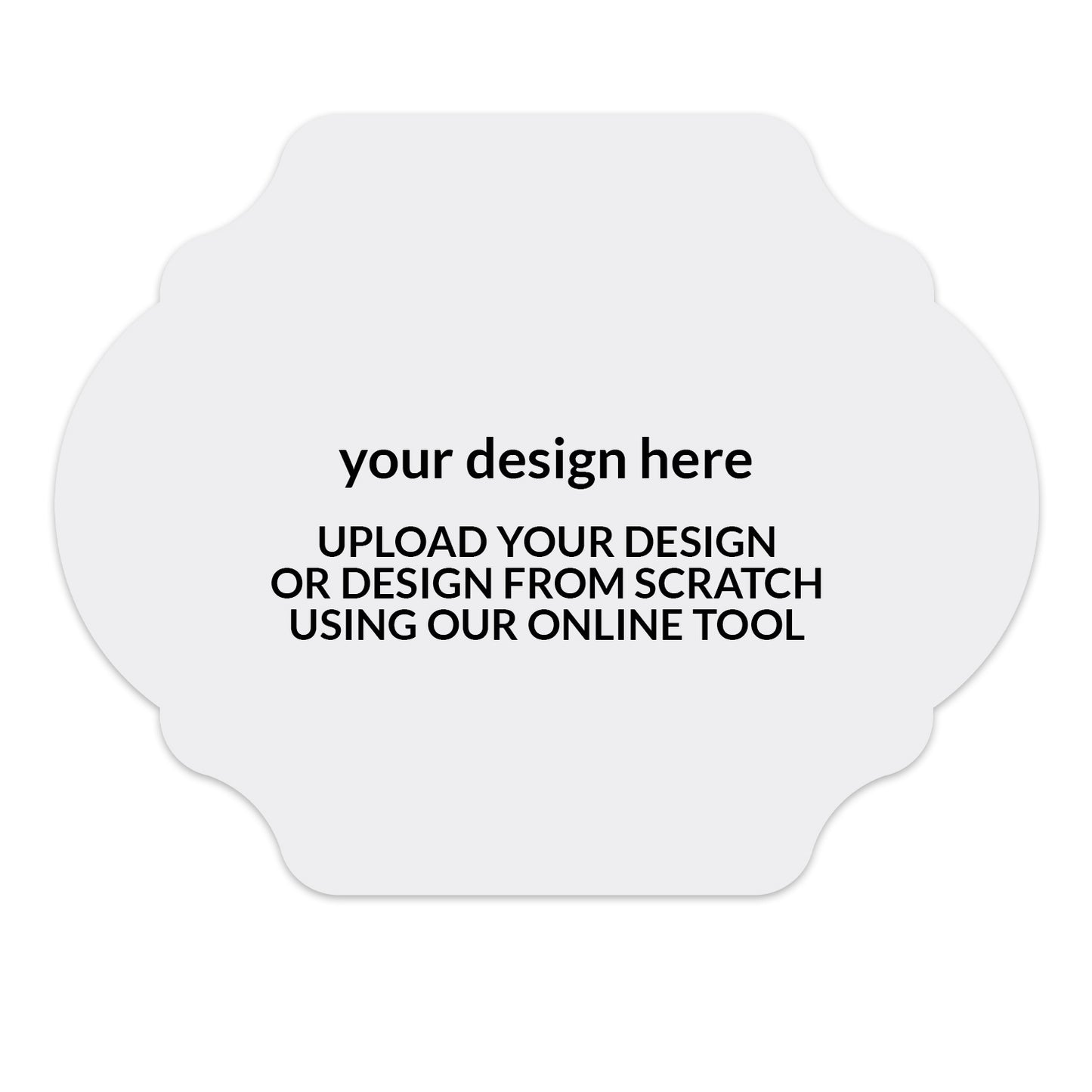 Signature Shape Custom Wedding Signage - Shape 35